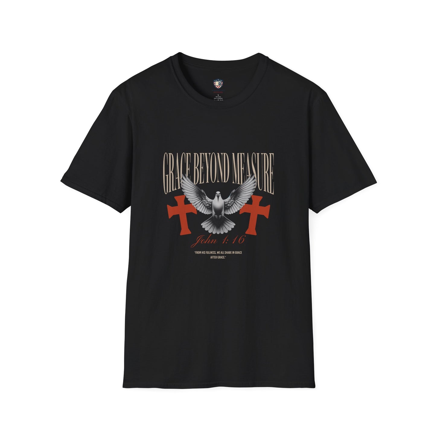Grace Beyond Measure John 1:16 Inspired Unisex T-Shirt