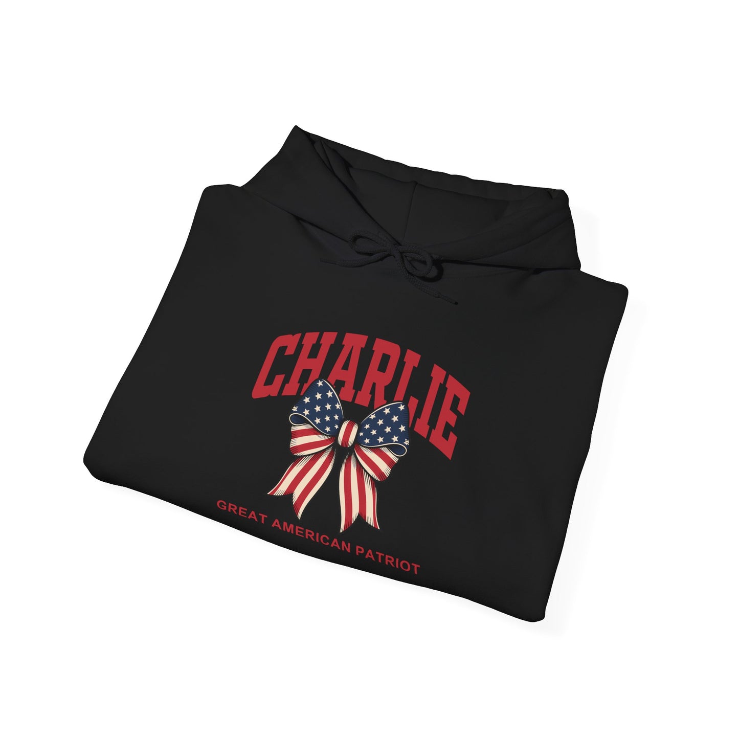 Charlie Kirk Great American Patriot Themed Unisex Hoodie