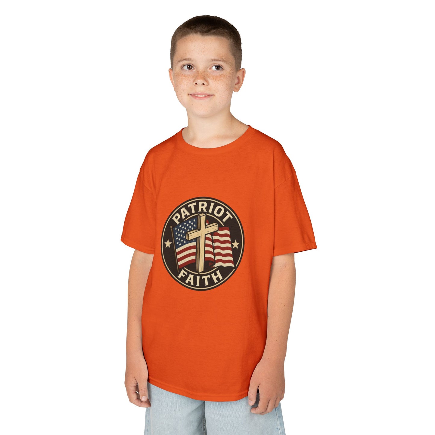 Patriotic Kids Tee - Faith & Freedom Everyday Wear