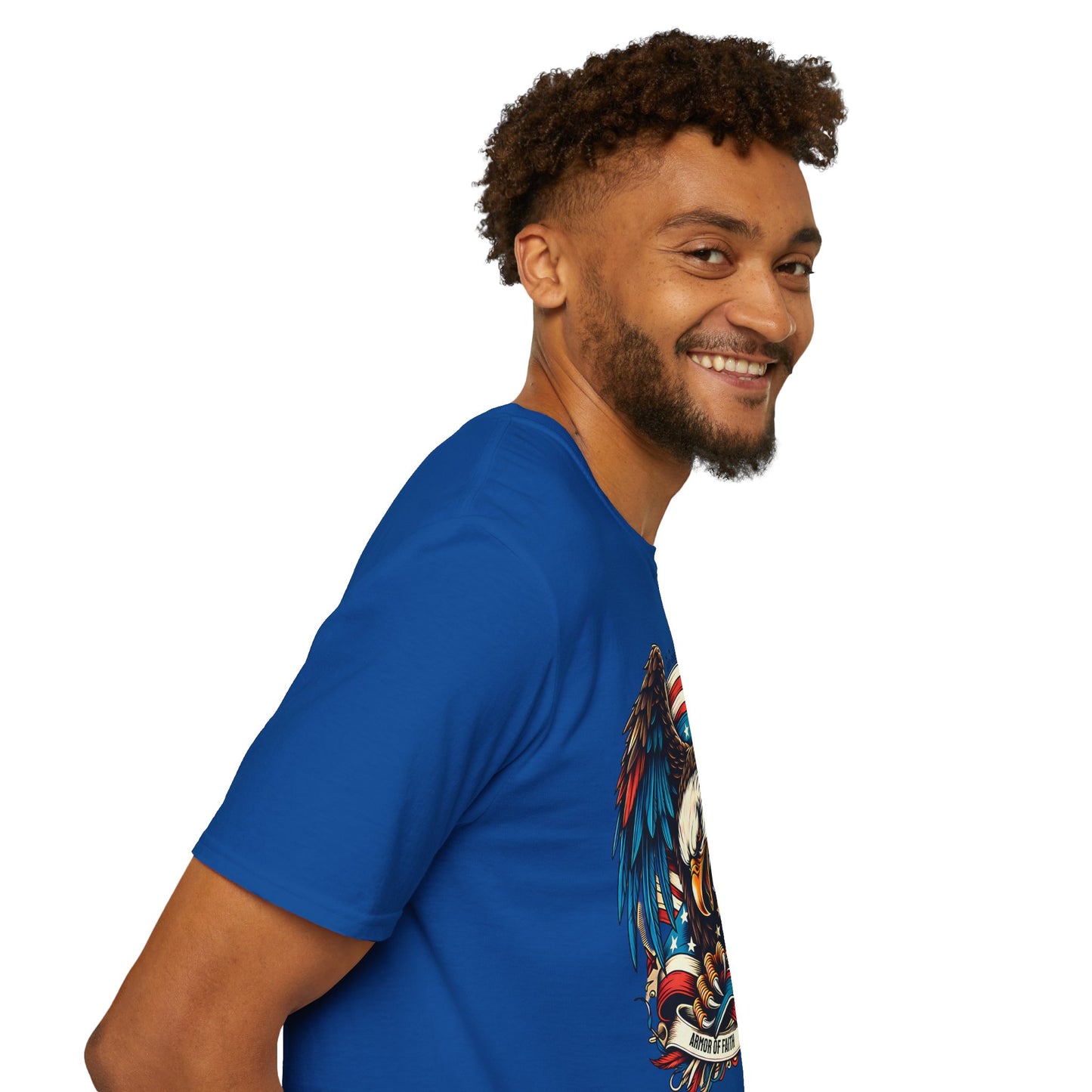 Patriotic Eagle Graphic Unisex T-Shirt