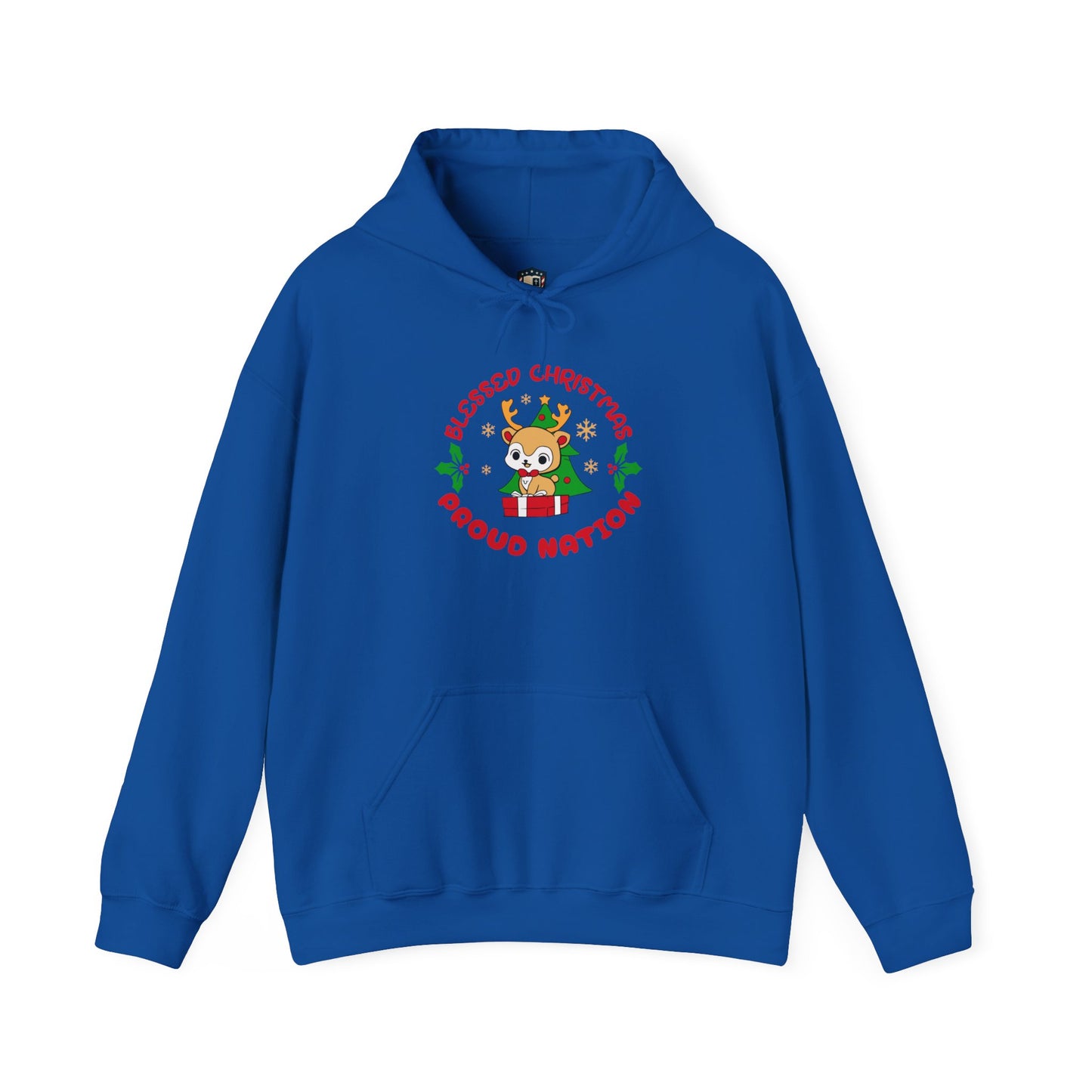 Blessed Christmas Proud Nation Design Unisex Hoodie