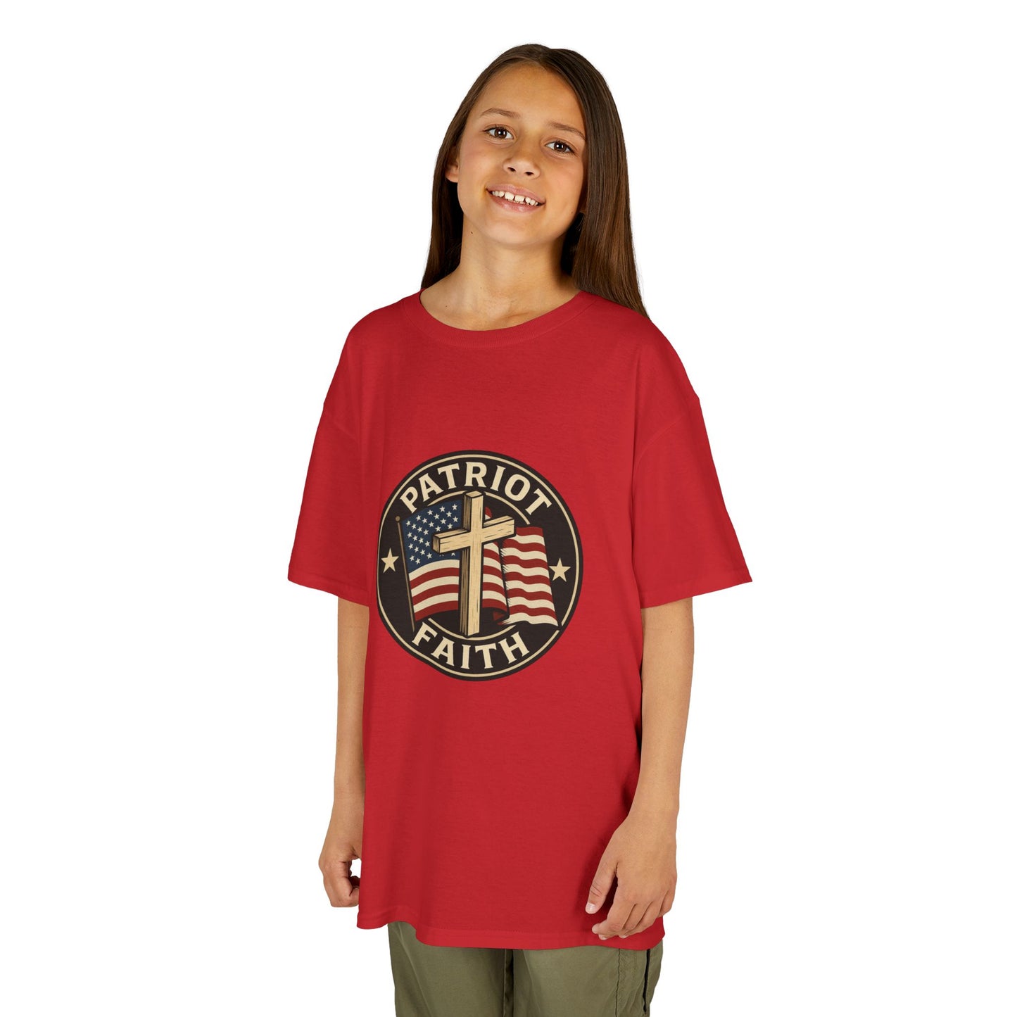 Patriotic Kids Tee - Faith & Freedom Everyday Wear