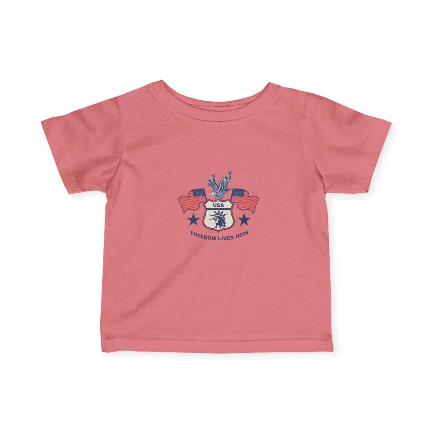 Patriotic Baby Tee, USA Graphic Toddler Shirt