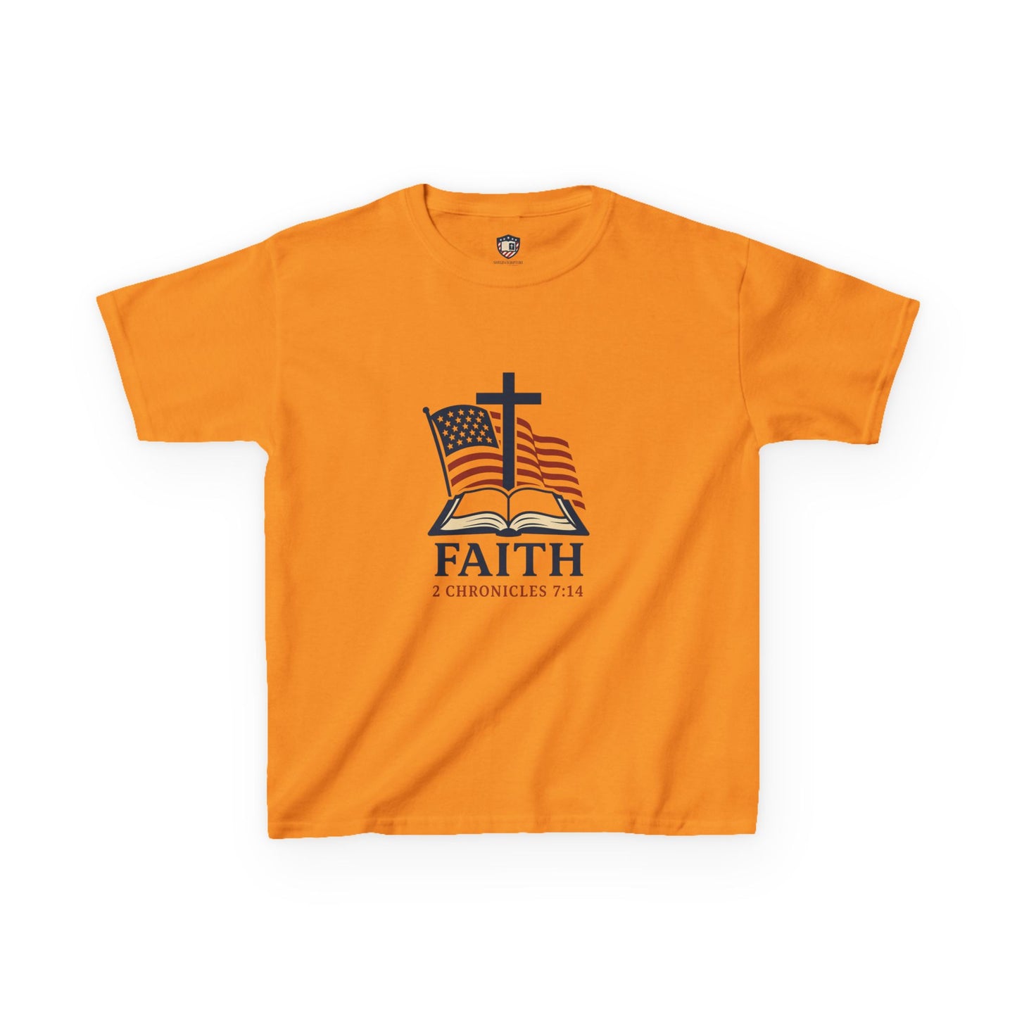 Faith & Freedom 2 Chronicles 7:14 Inspired Christian Kids Shirt
