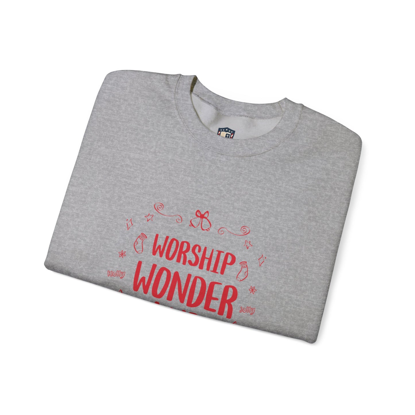 Worship Wonder Liberty Crewneck Unisex Sweatshirt
