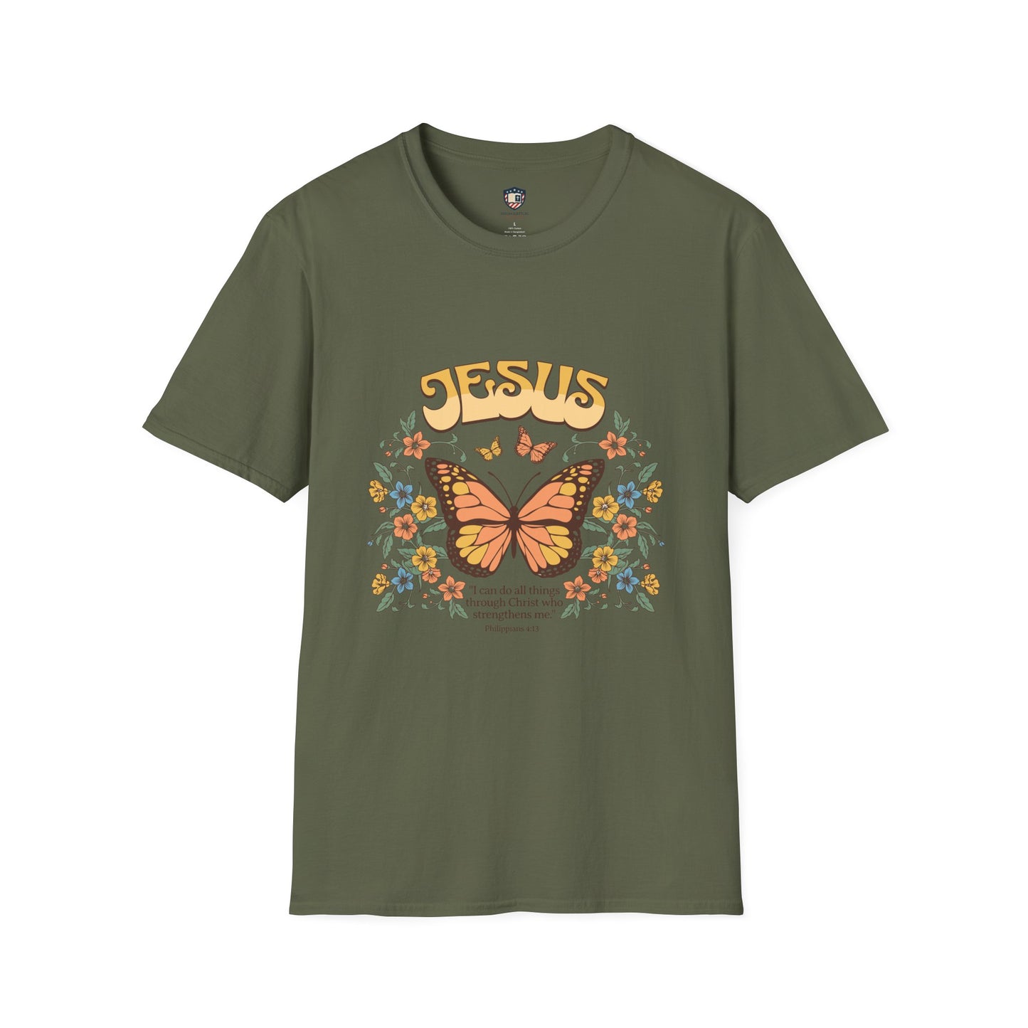Jesus Butterfly Unisex Soft style T-Shirt