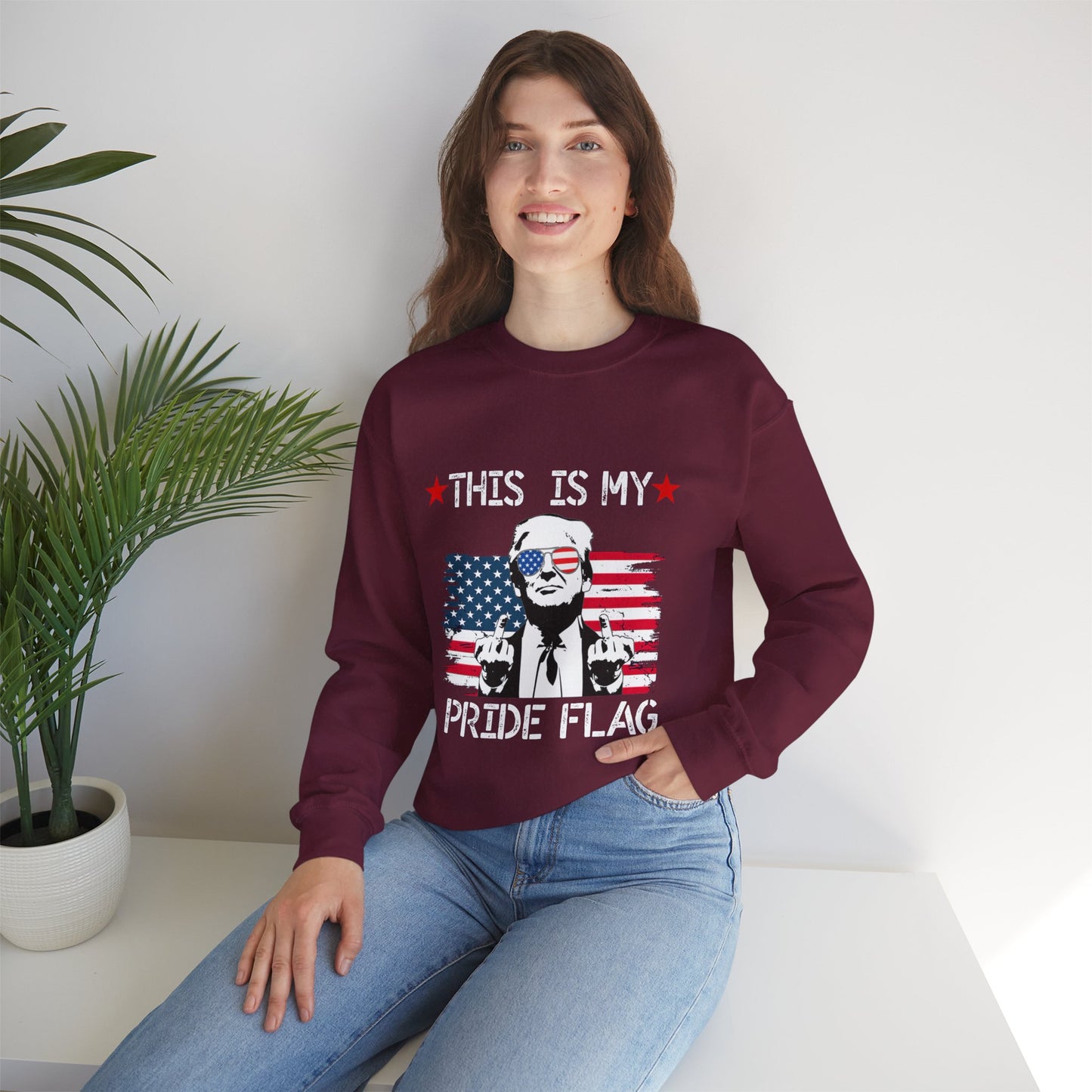 Trump This Is My Pride Flag Unisex Sweatshirt
