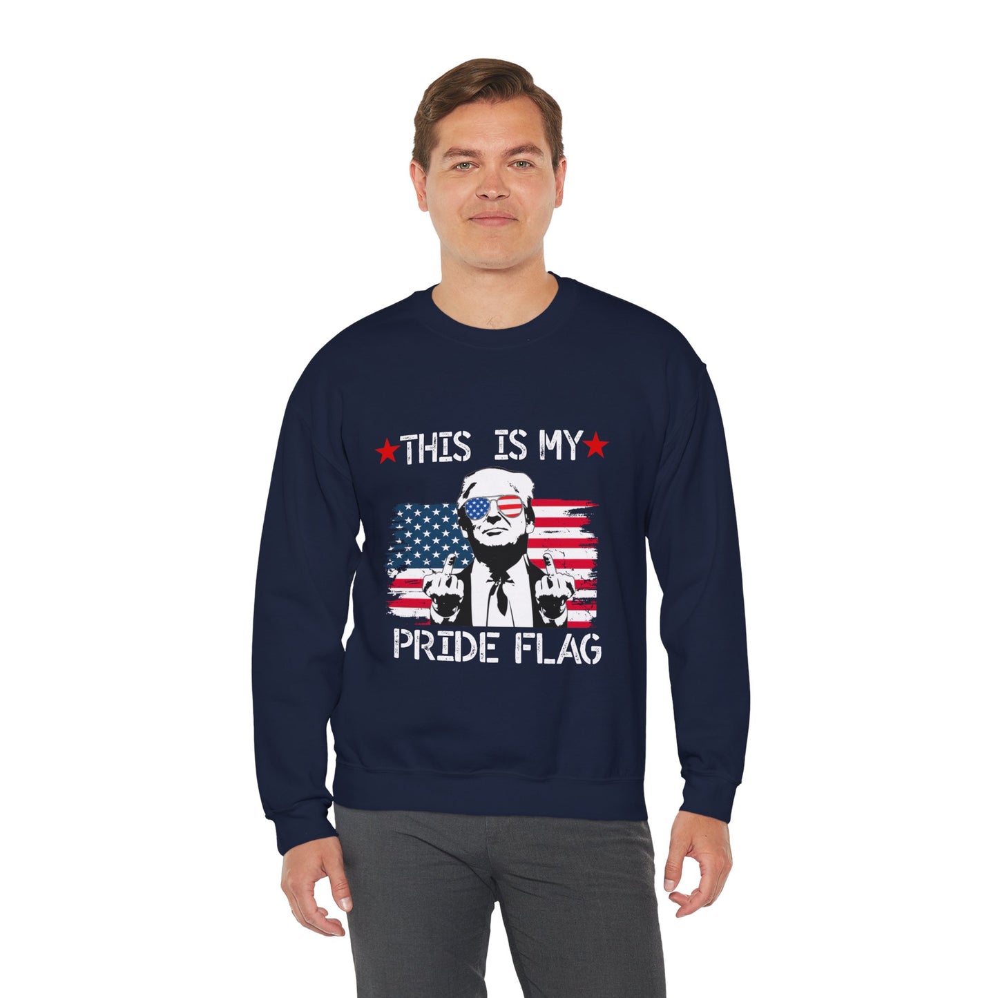 Trump This Is My Pride Flag Unisex Sweatshirt