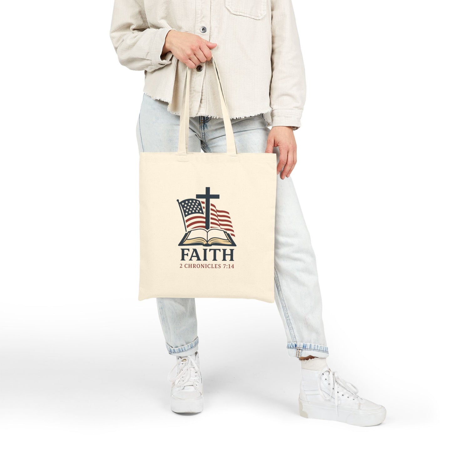 Faith Canvas Tote Bag