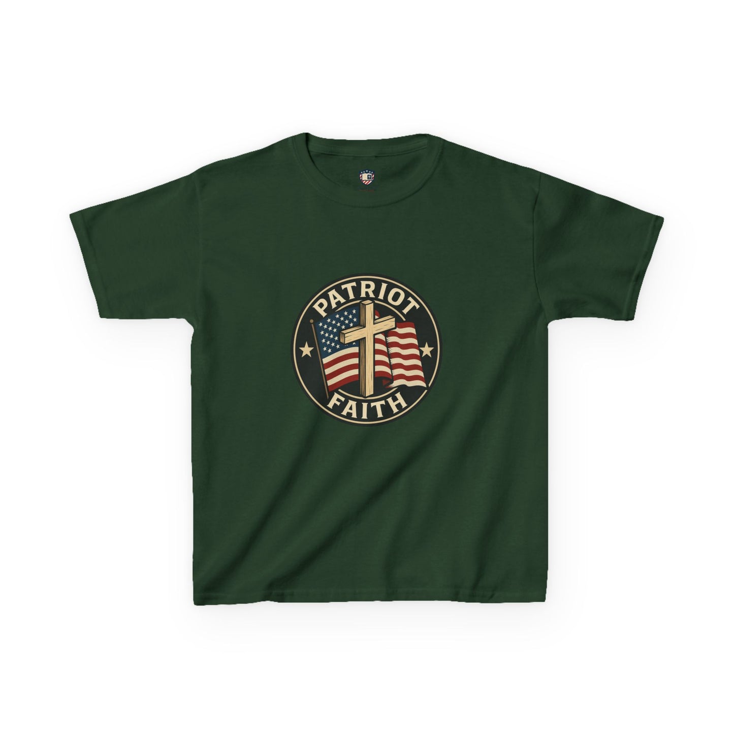 Patriotic Kids Tee - Faith & Freedom Everyday Wear