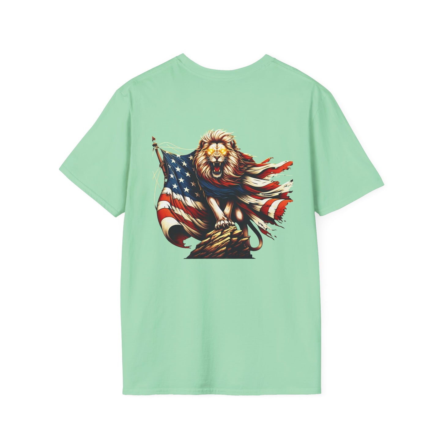 Lion of Judah USA Flag Unisex T-Shirt