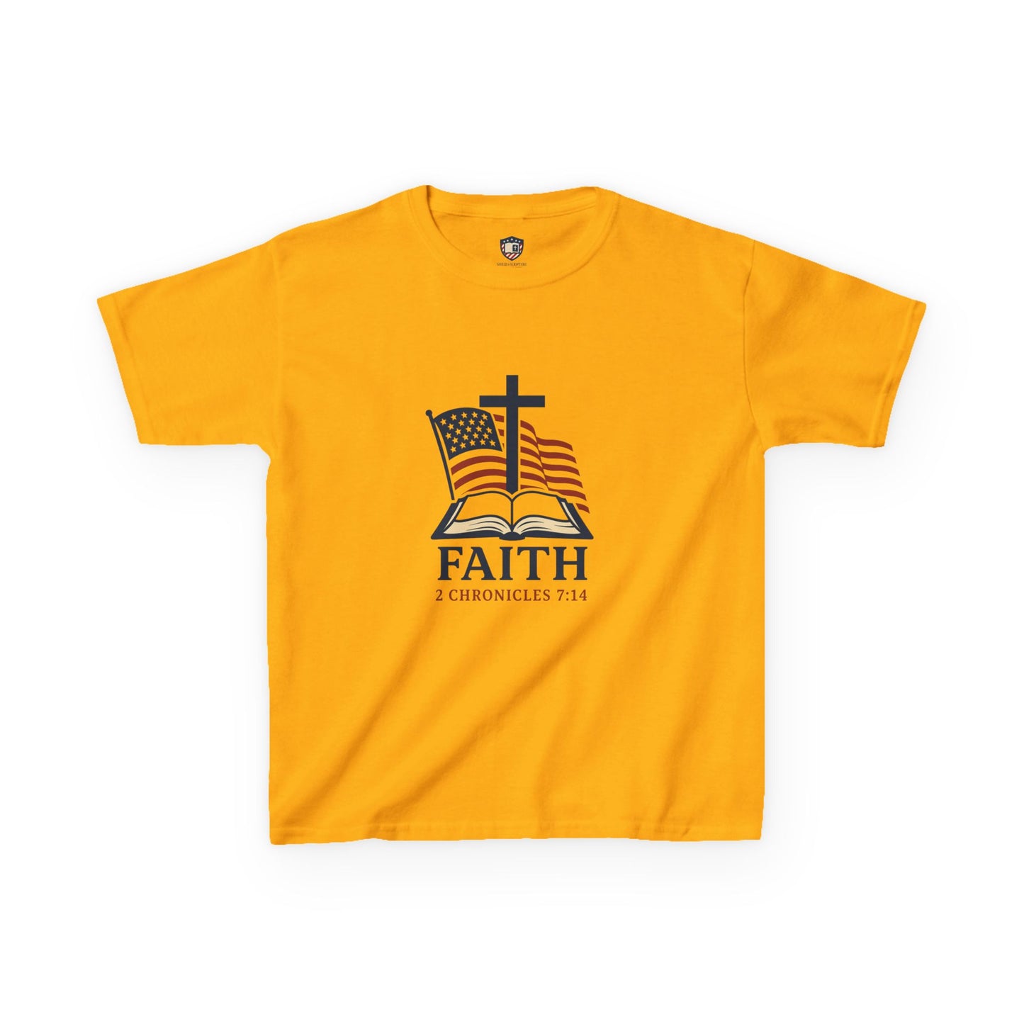 Faith & Freedom 2 Chronicles 7:14 Inspired Christian Kids Shirt