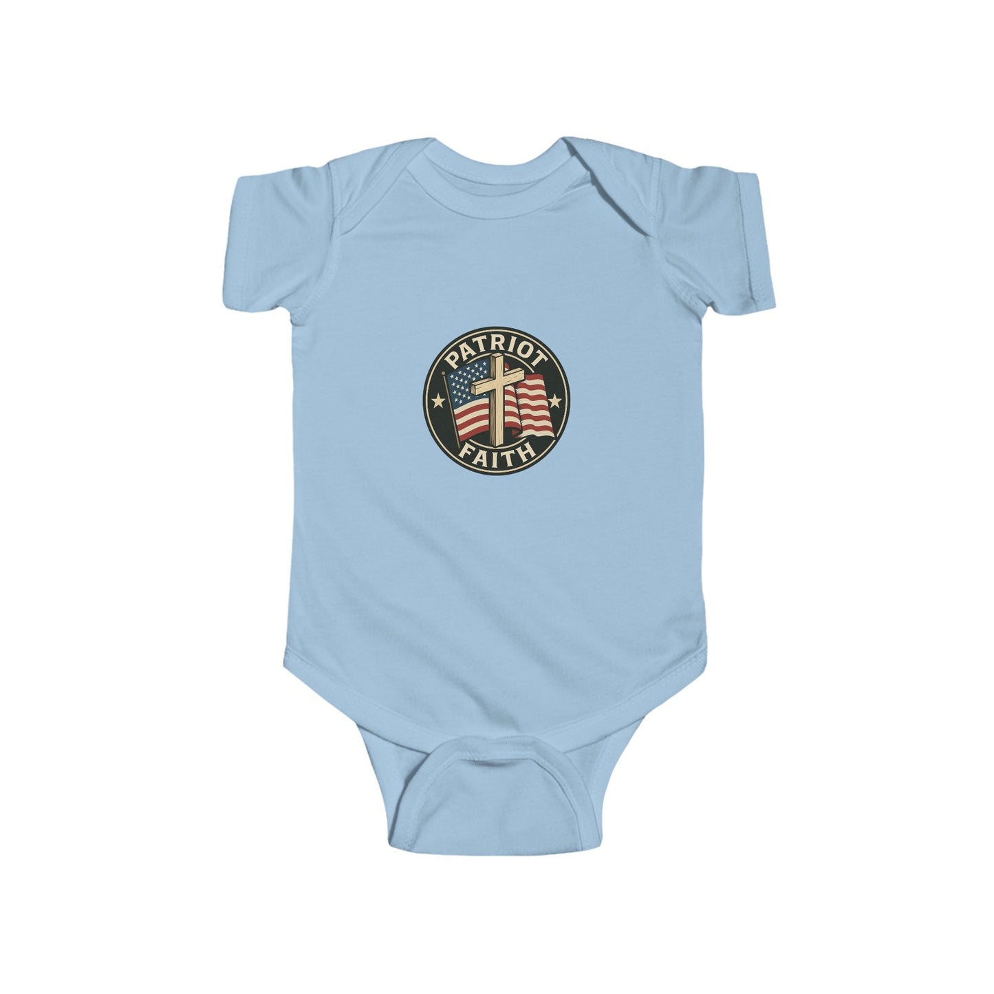Patriot Faith Themed Infant Bodysuit