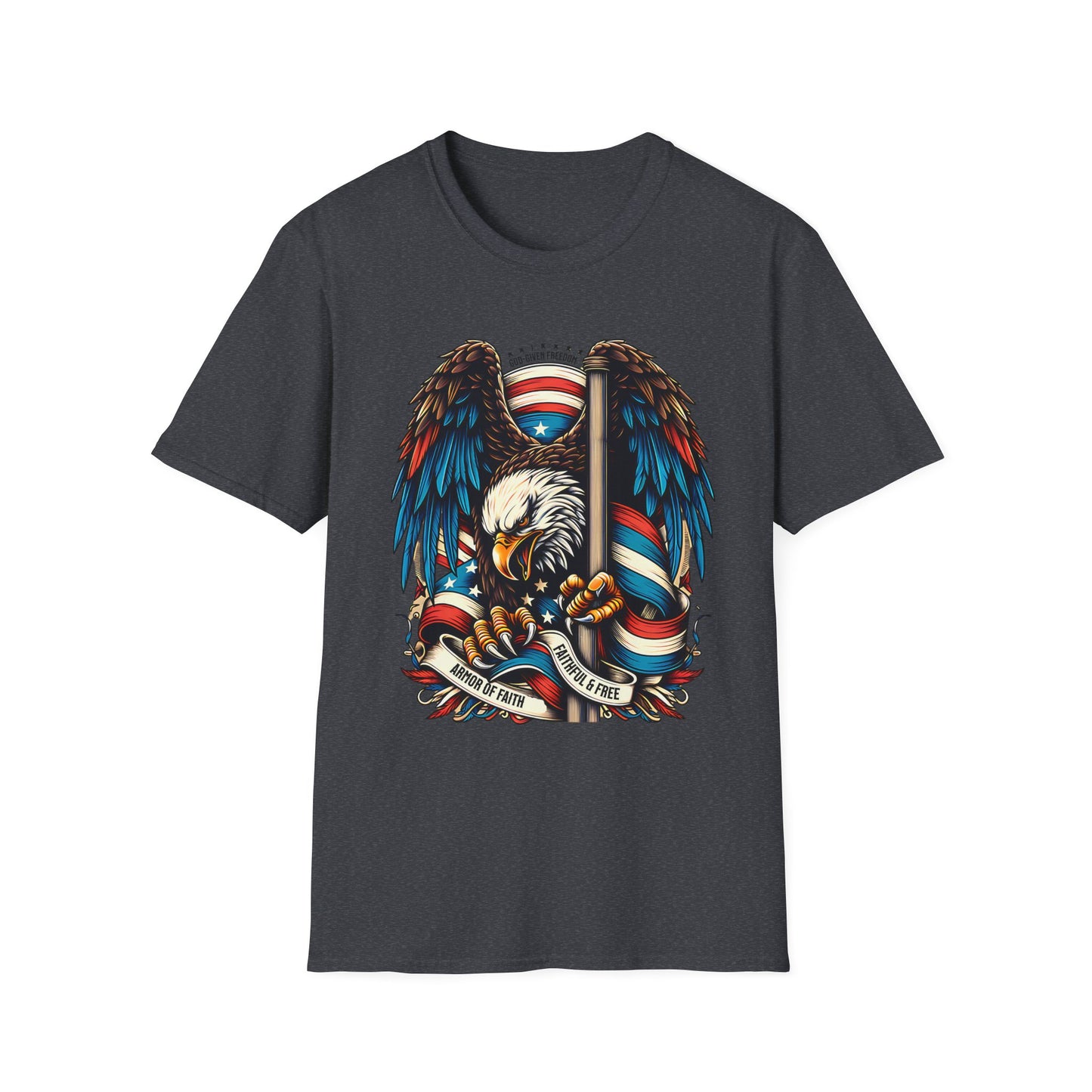 Patriotic Eagle Graphic Unisex T-Shirt