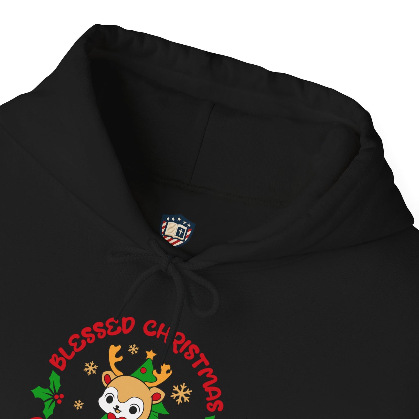 Blessed Christmas Proud Nation Design Unisex Hoodie