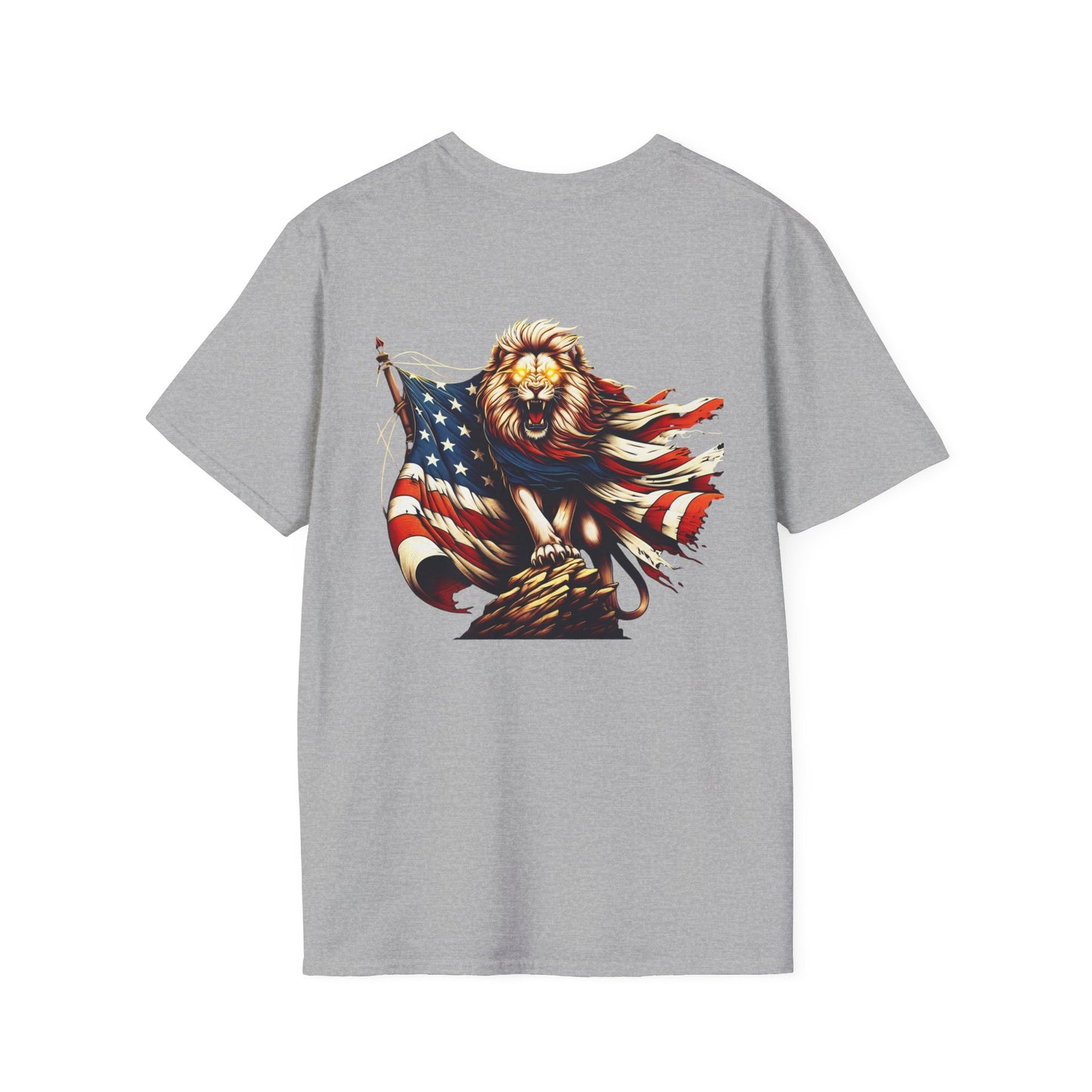 Lion of Judah USA Flag Unisex T-Shirt