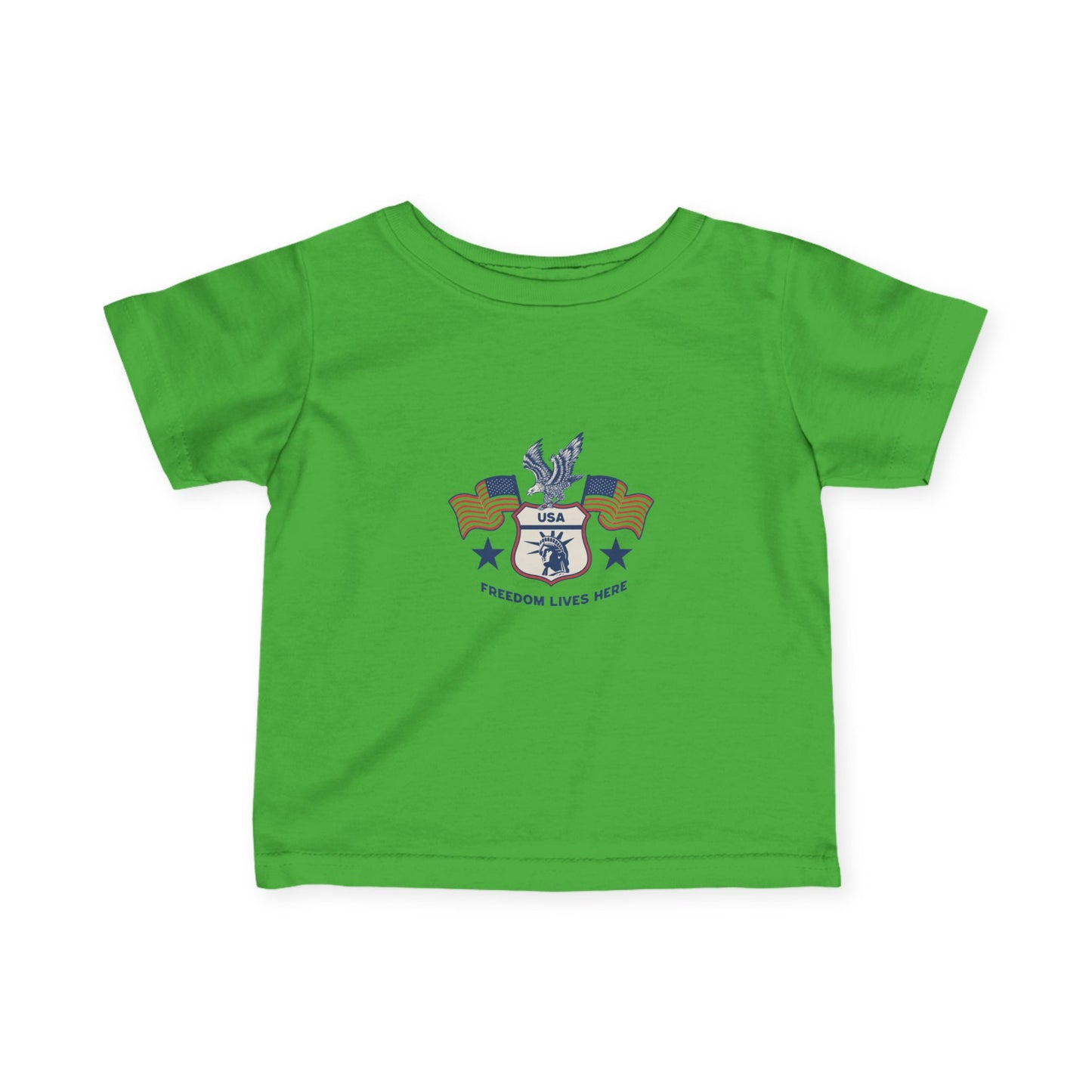 Patriotic Baby Tee, USA Graphic Toddler Shirt