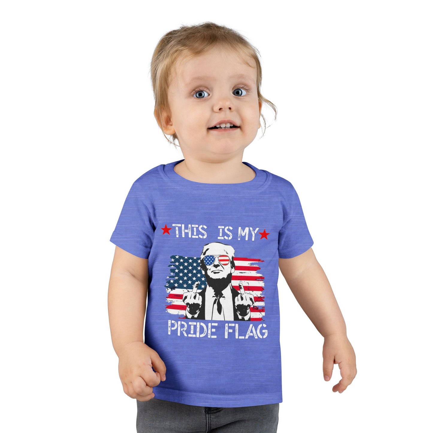 Trump This Is My Pride Flag Toddler T-Shirt