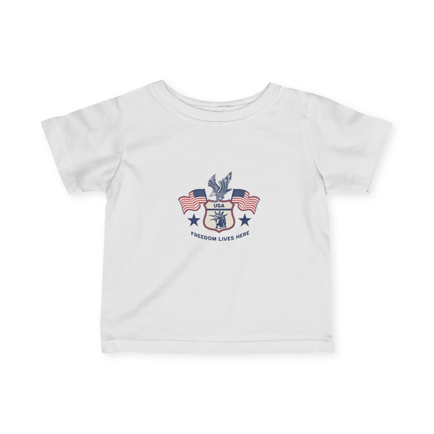 Patriotic Baby Tee, USA Graphic Toddler Shirt