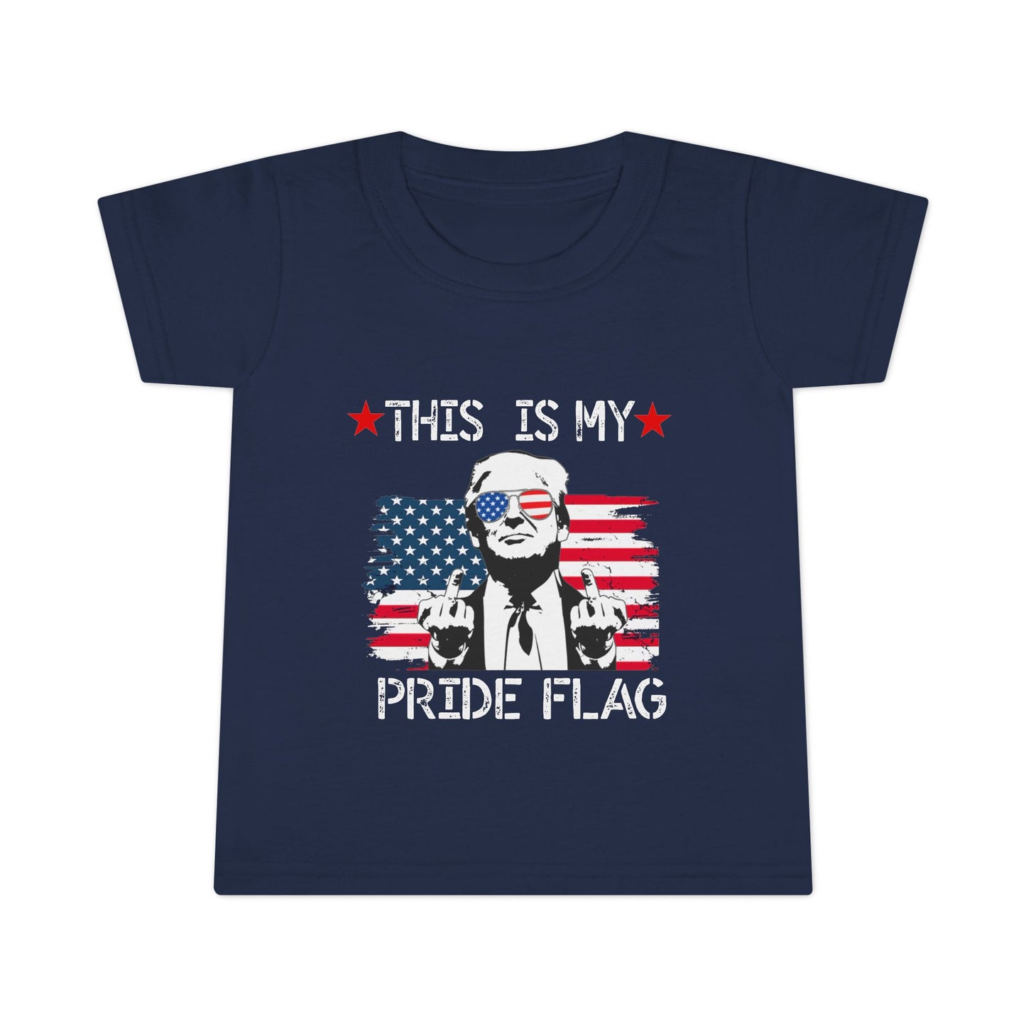 Trump This Is My Pride Flag Toddler T-Shirt