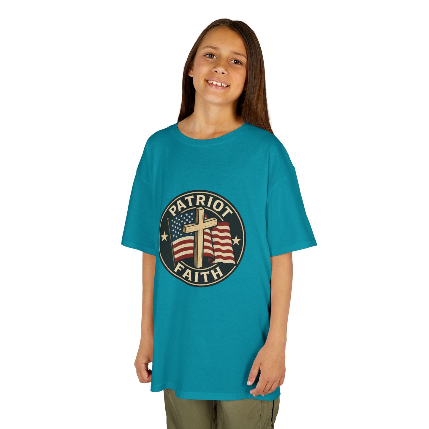Patriotic Kids Tee - Faith & Freedom Everyday Wear