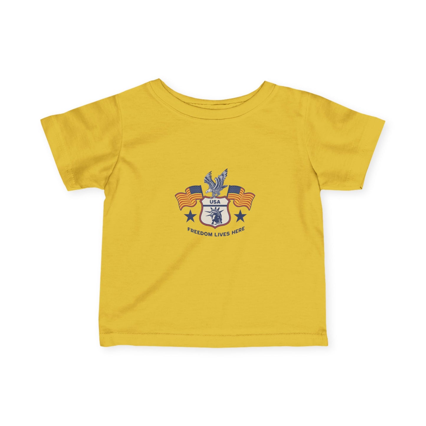 Patriotic Baby Tee, USA Graphic Toddler Shirt