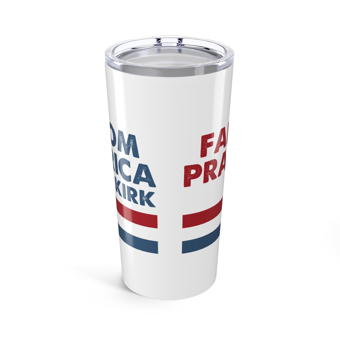 Patriotic Charlie Kirk Inspired Tumbler, American Pride 20oz Drinkware