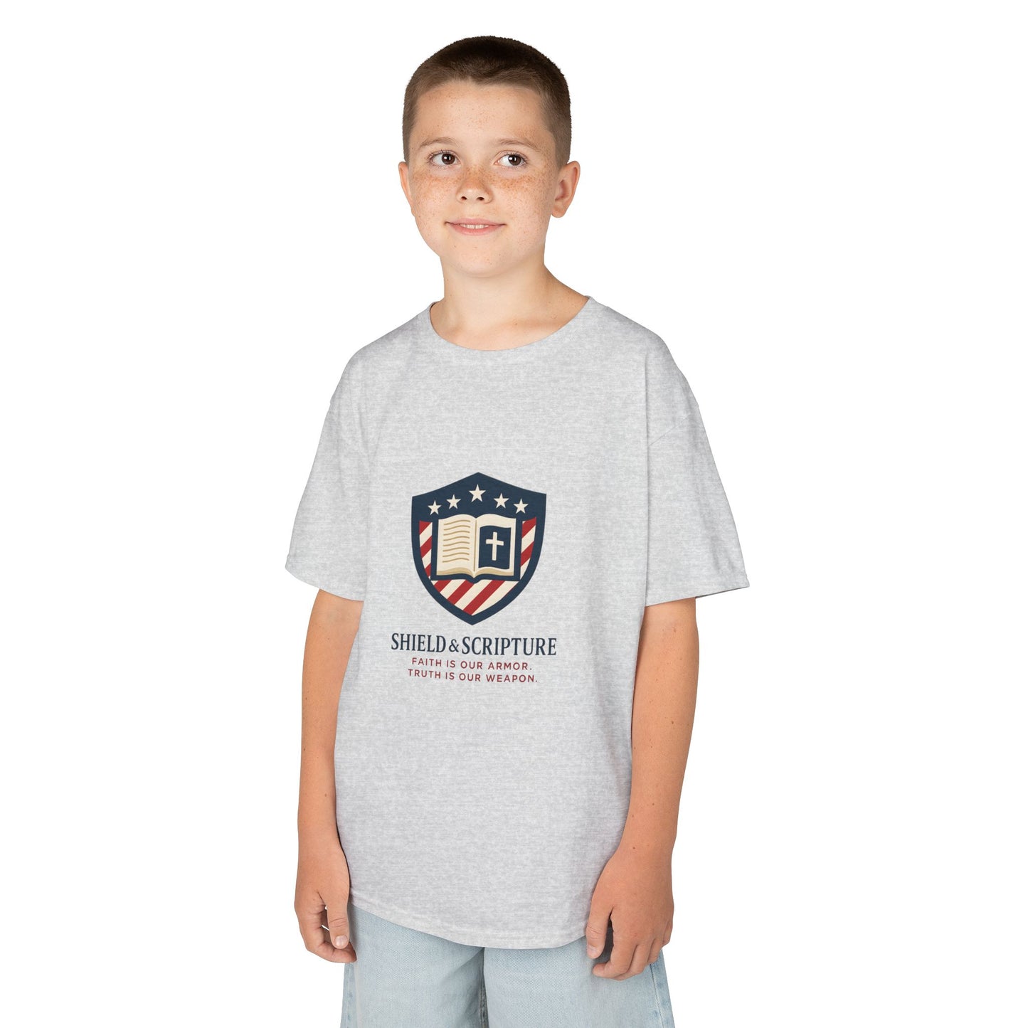 Shield & Scripture Kids Tee Daily Wear