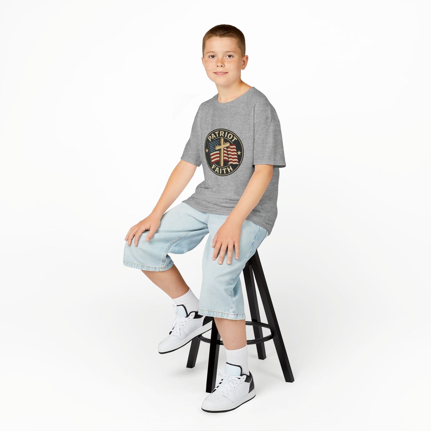 Patriotic Kids Tee - Faith & Freedom Everyday Wear