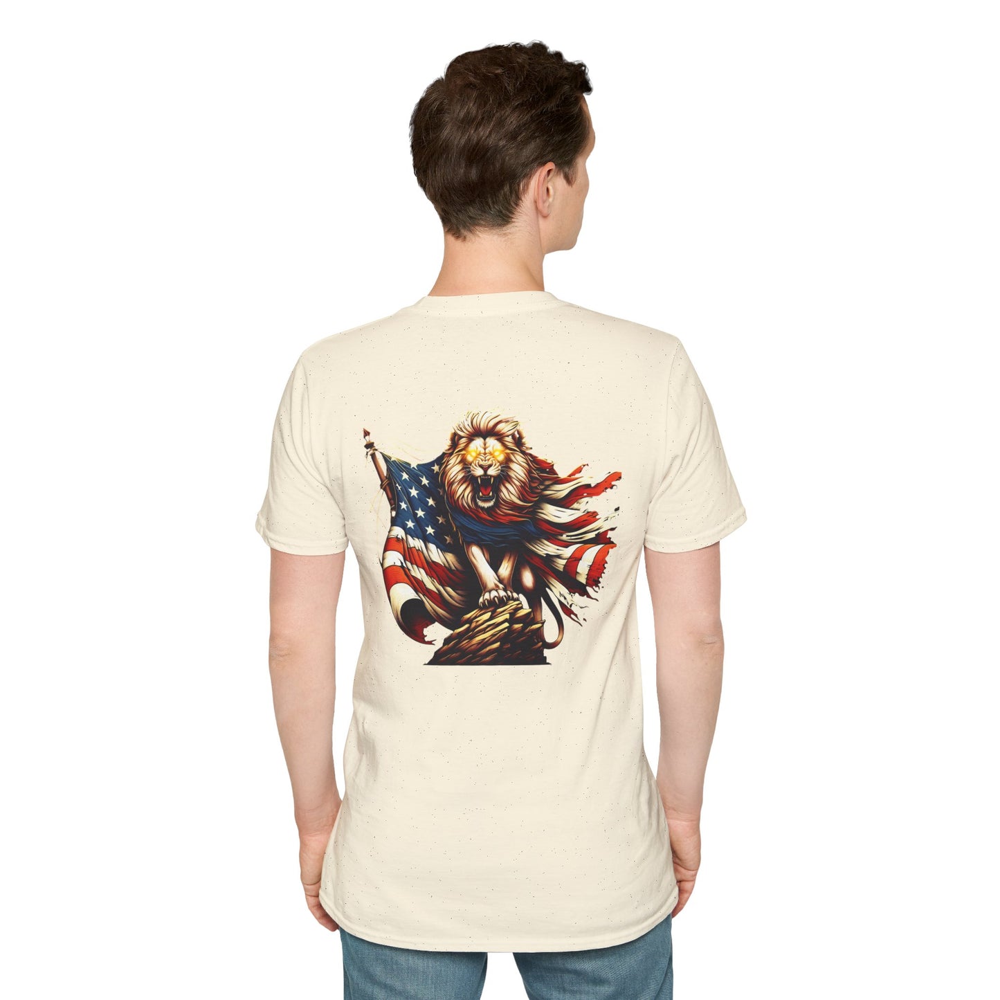 Lion of Judah USA Flag Unisex T-Shirt