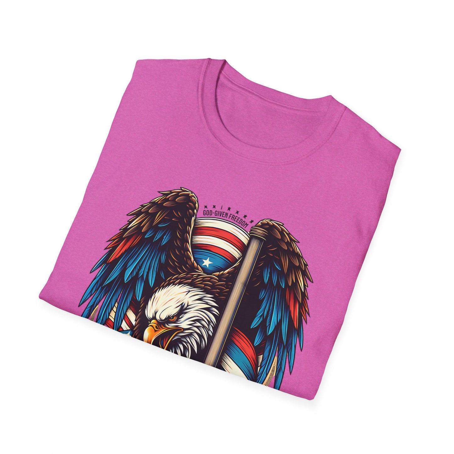 Patriotic Eagle Graphic Unisex T-Shirt