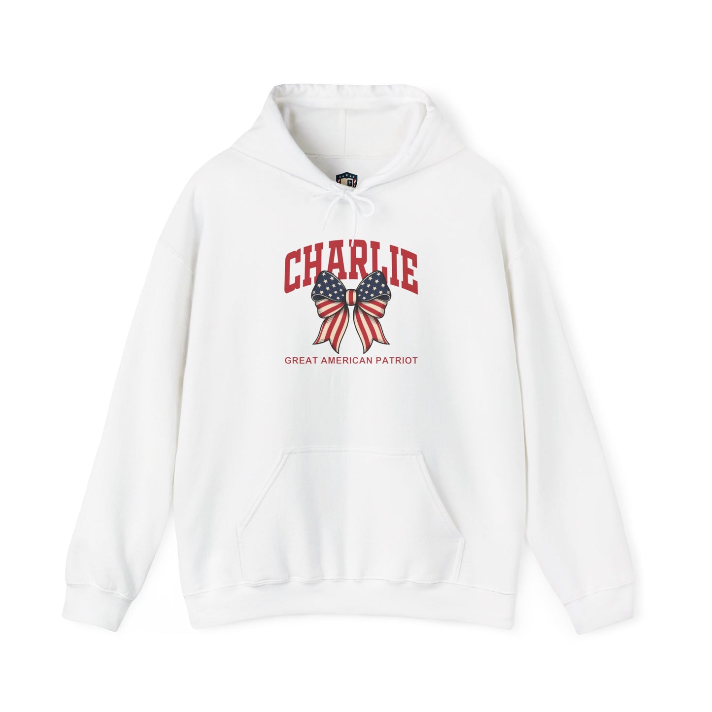 Charlie Kirk Great American Patriot Themed Unisex Hoodie