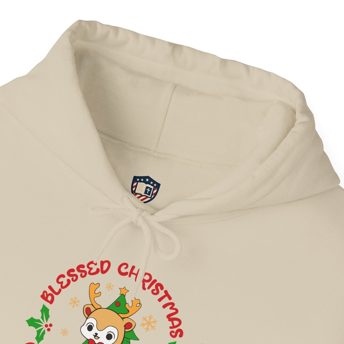 Blessed Christmas Proud Nation Design Unisex Hoodie