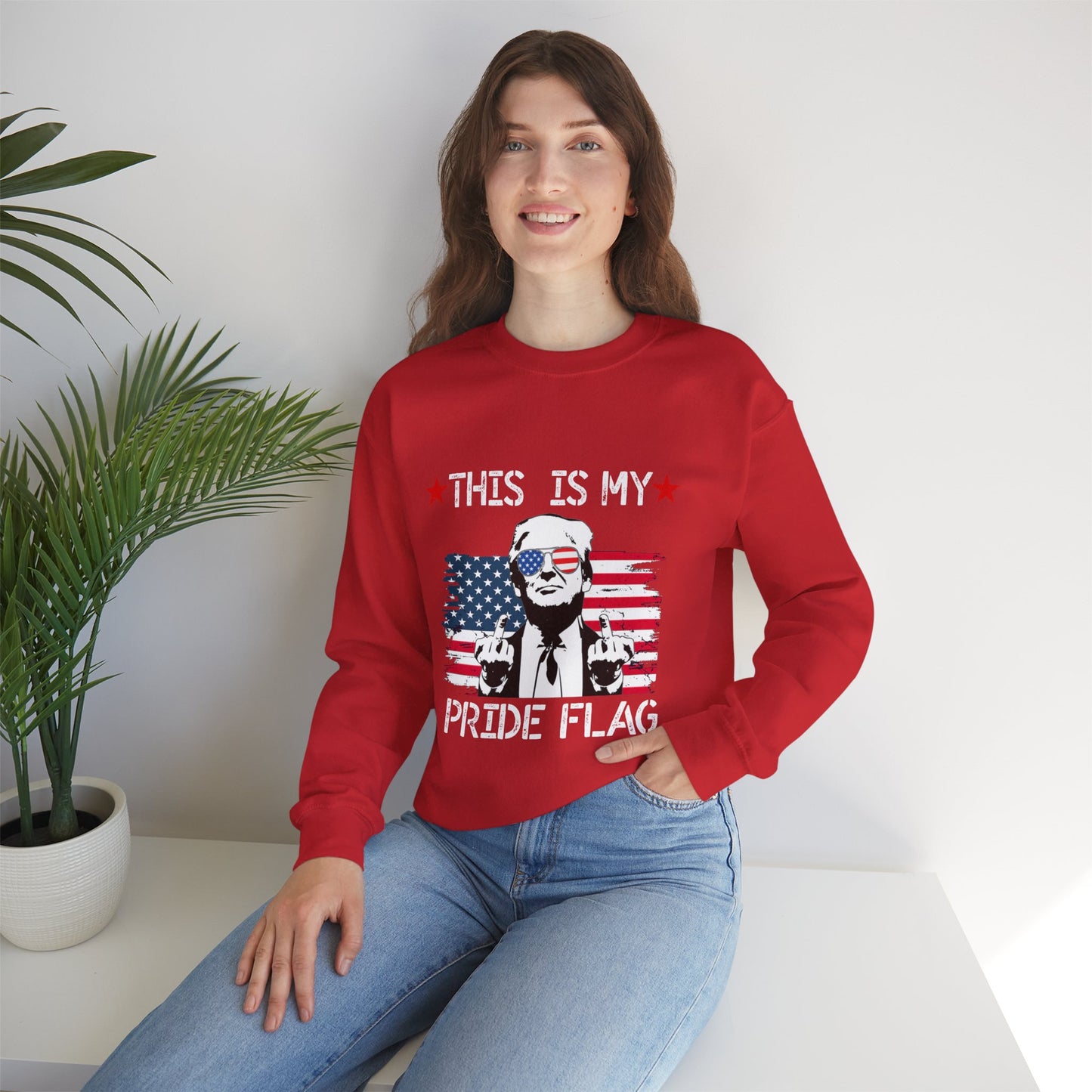 Trump This Is My Pride Flag Unisex Sweatshirt