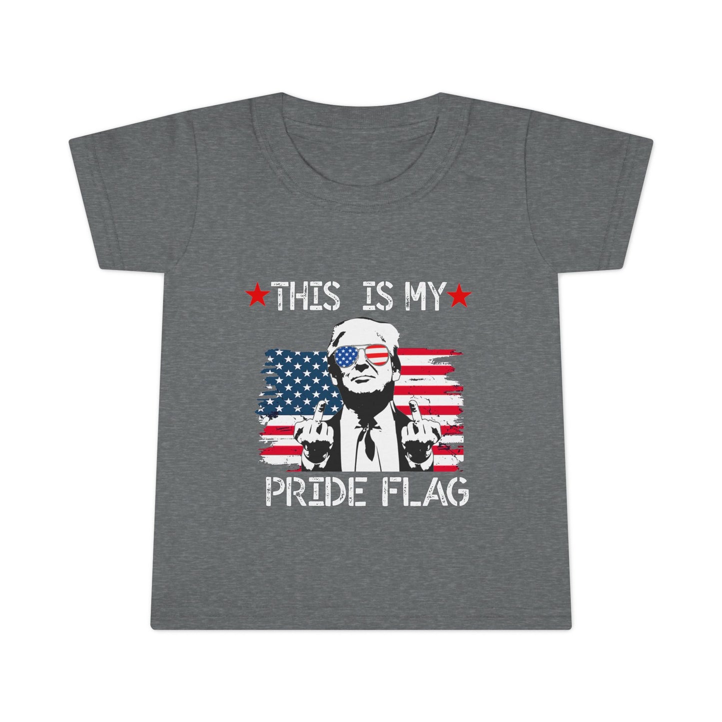 Trump This Is My Pride Flag Toddler T-Shirt