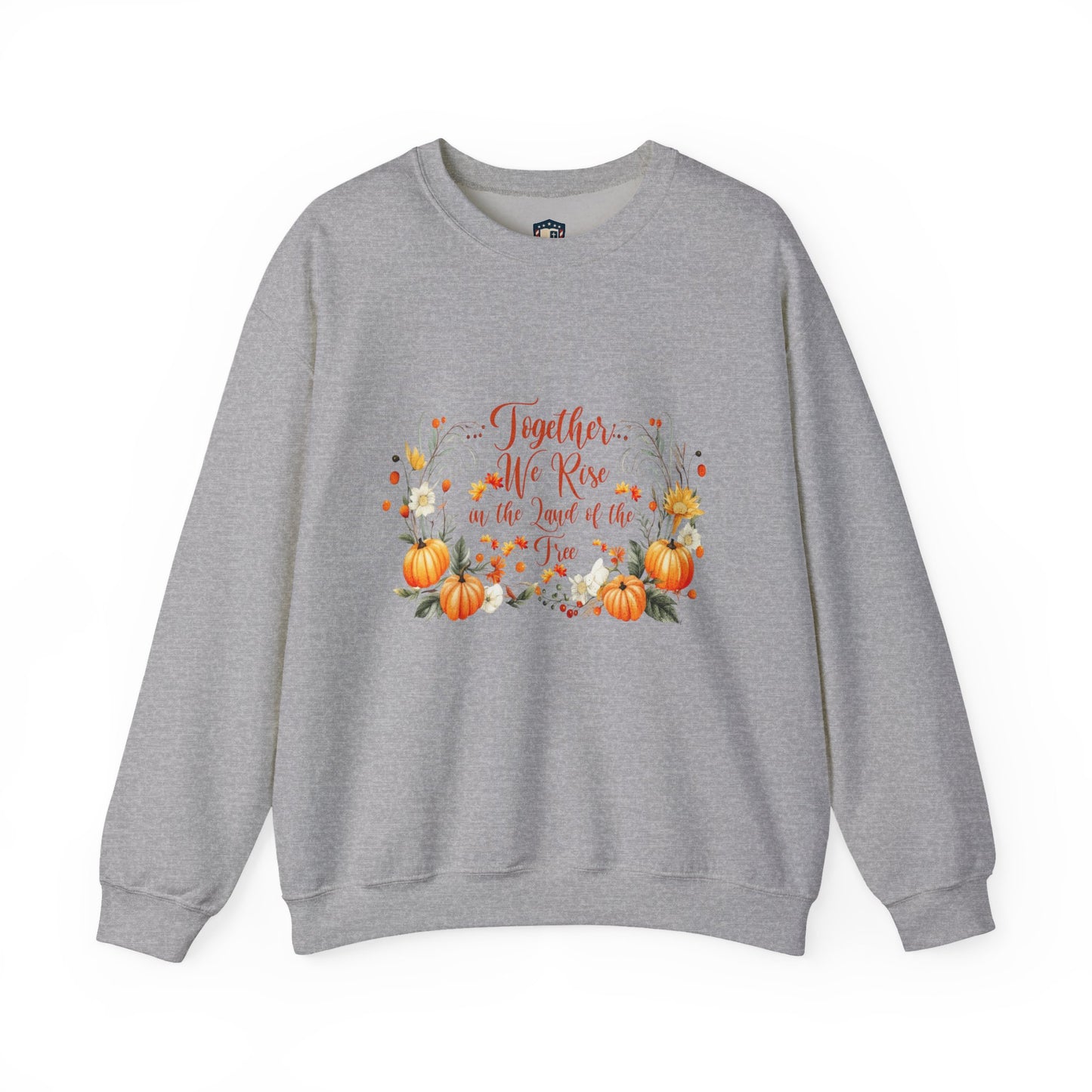 Fall Themed Unisex Sweatshirt - Together We Rise