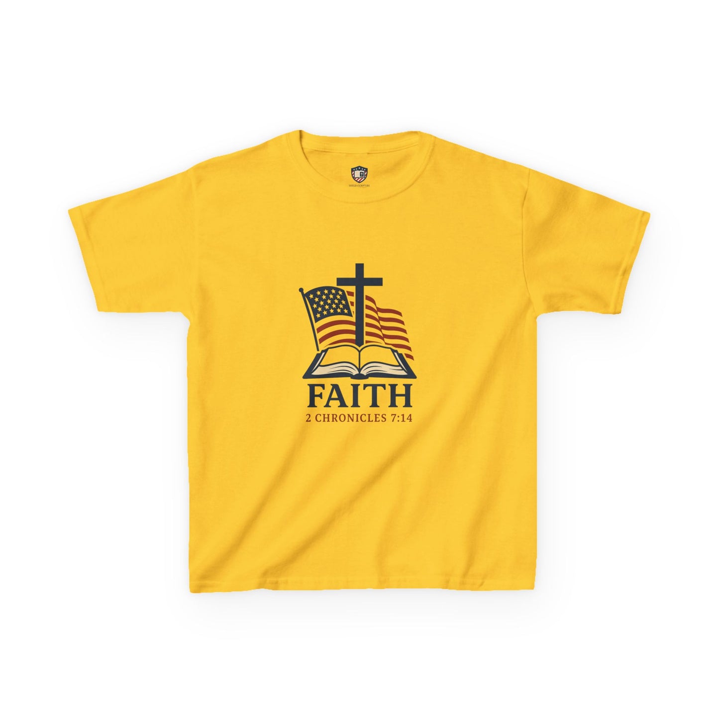 Faith & Freedom 2 Chronicles 7:14 Inspired Christian Kids Shirt