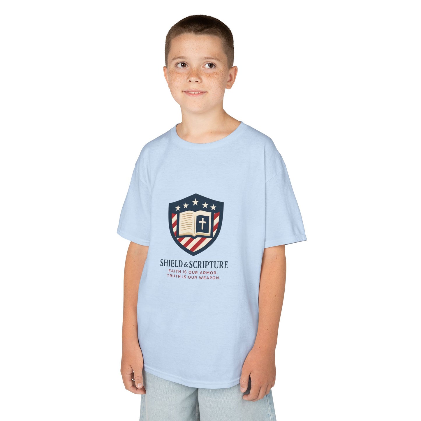 Shield & Scripture Kids Tee Daily Wear