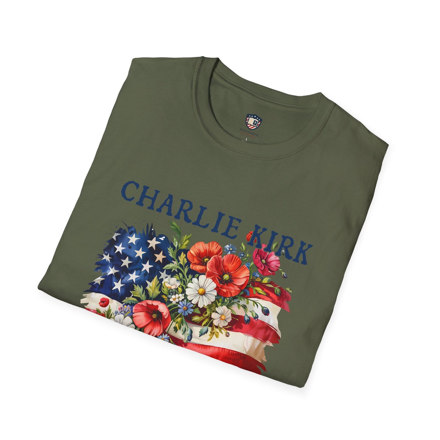Patriotic Graphic T-Shirt, Charlie Kirk American Pride Unisex Tee