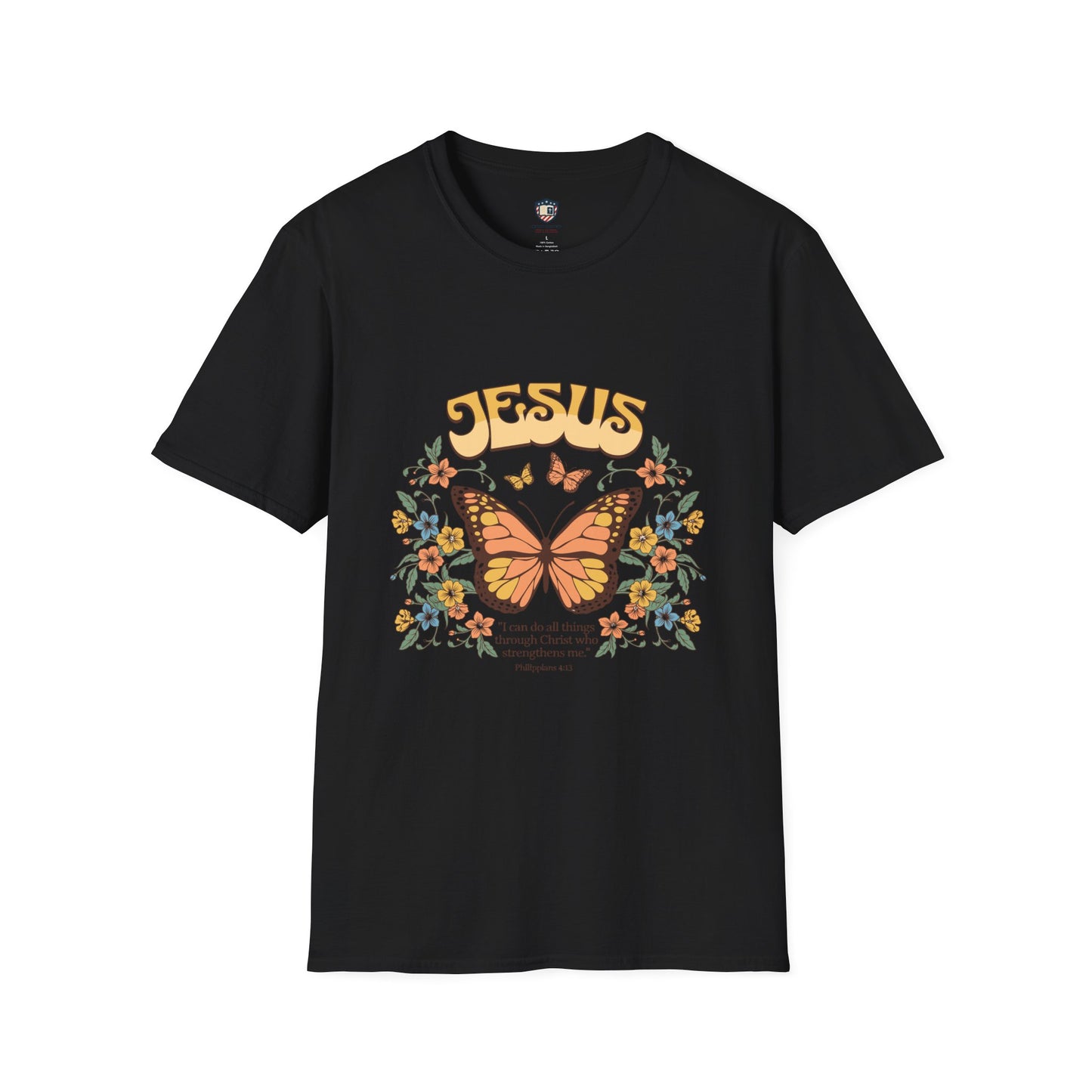 Jesus Butterfly Unisex Soft style T-Shirt