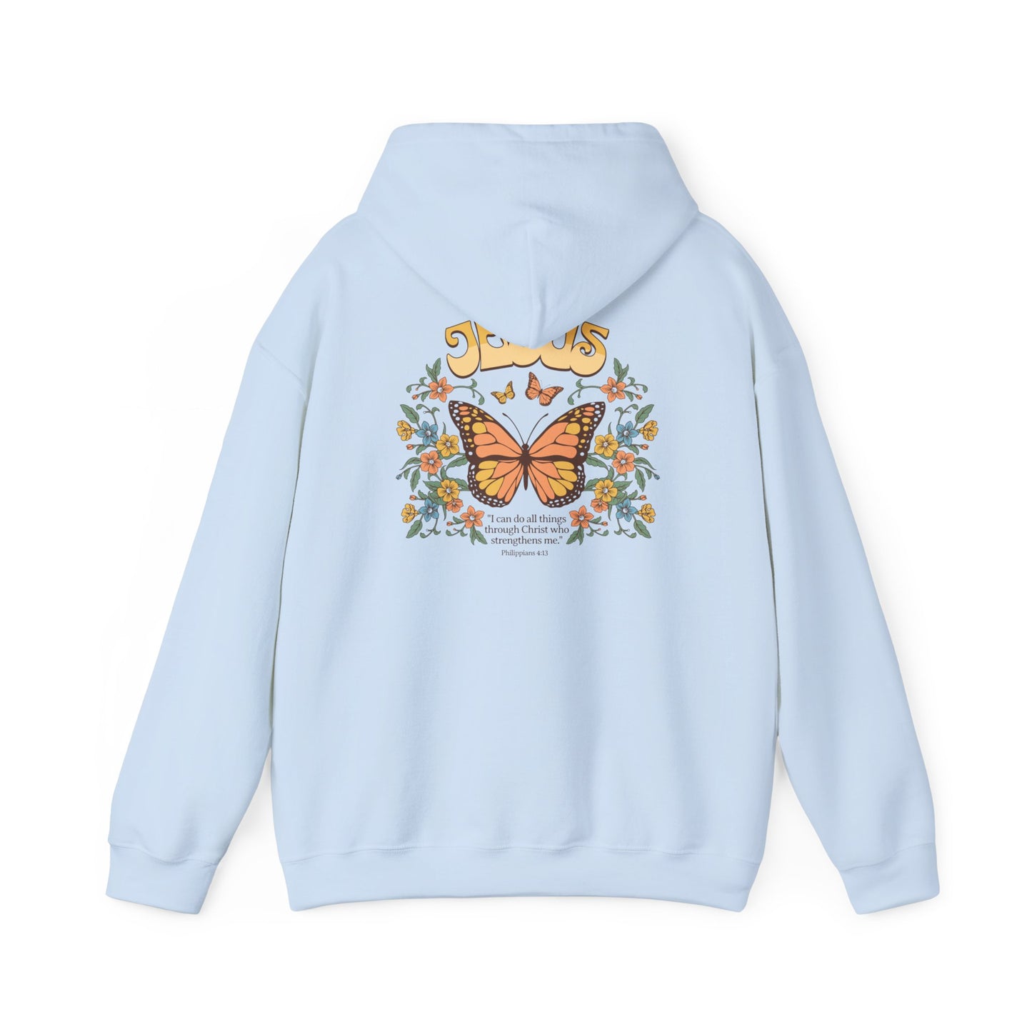 Butterfly JESUS Design Unisex Hoodie