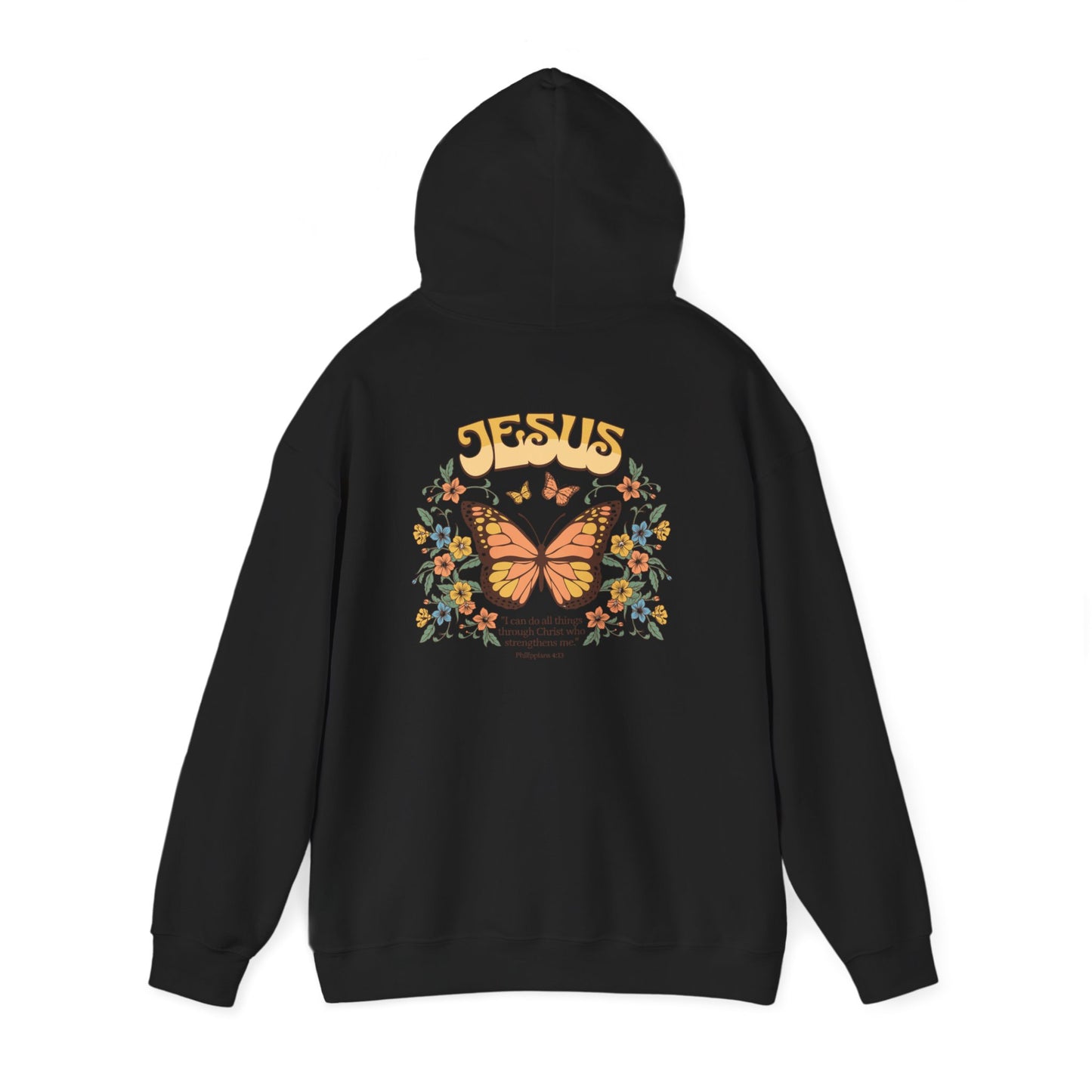 Butterfly JESUS Design Unisex Hoodie
