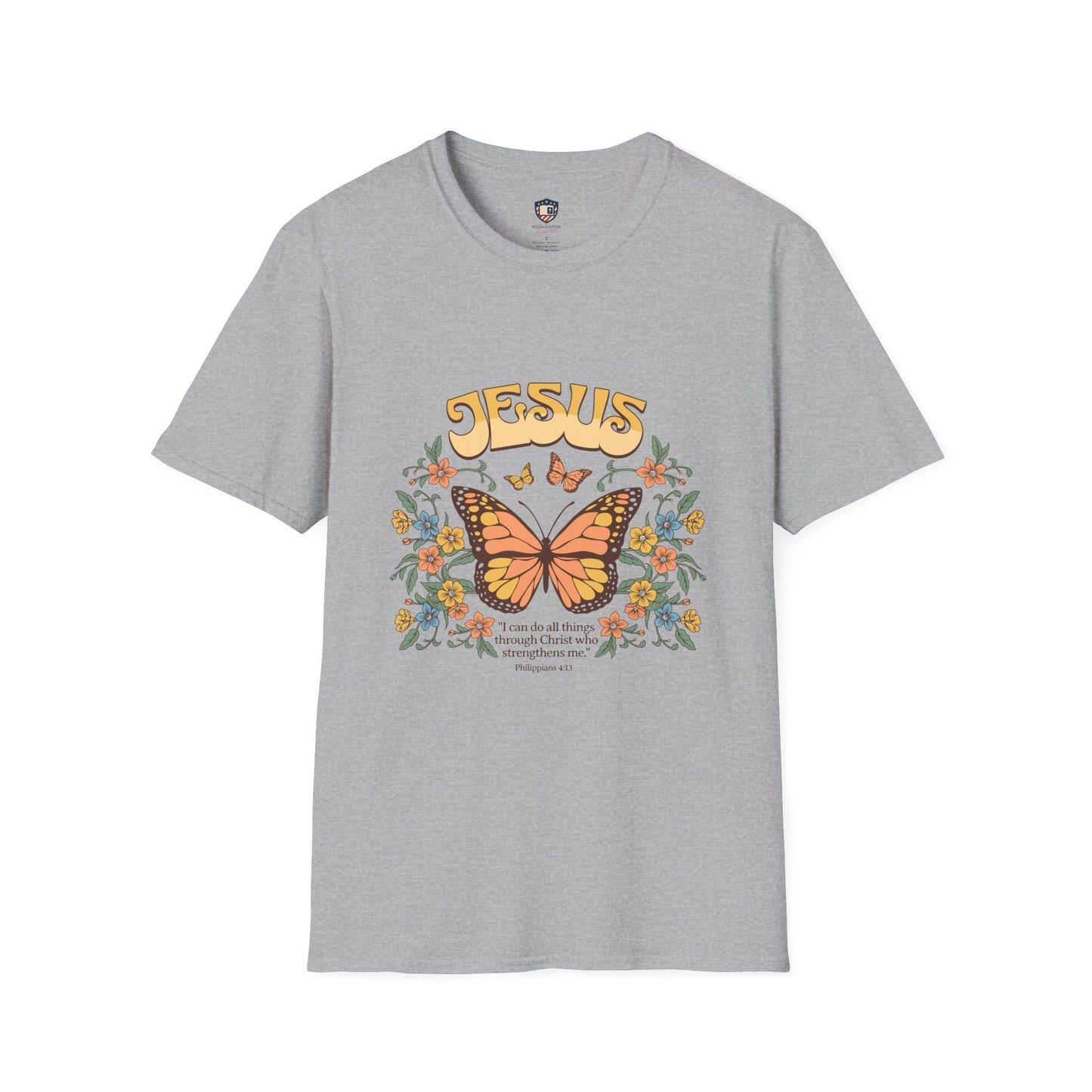 Jesus Butterfly Unisex Soft style T-Shirt