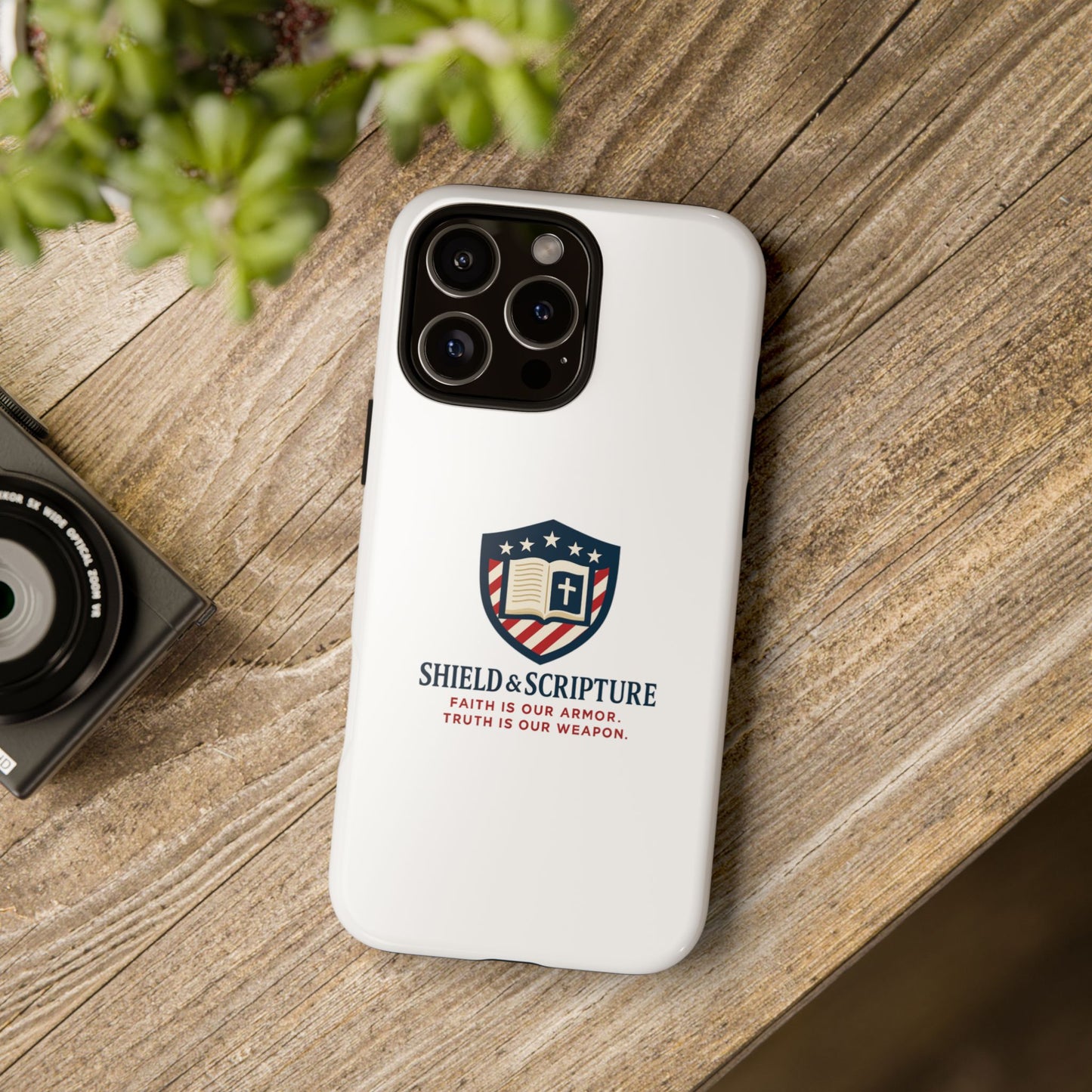 Shield & Scripture Phone Case