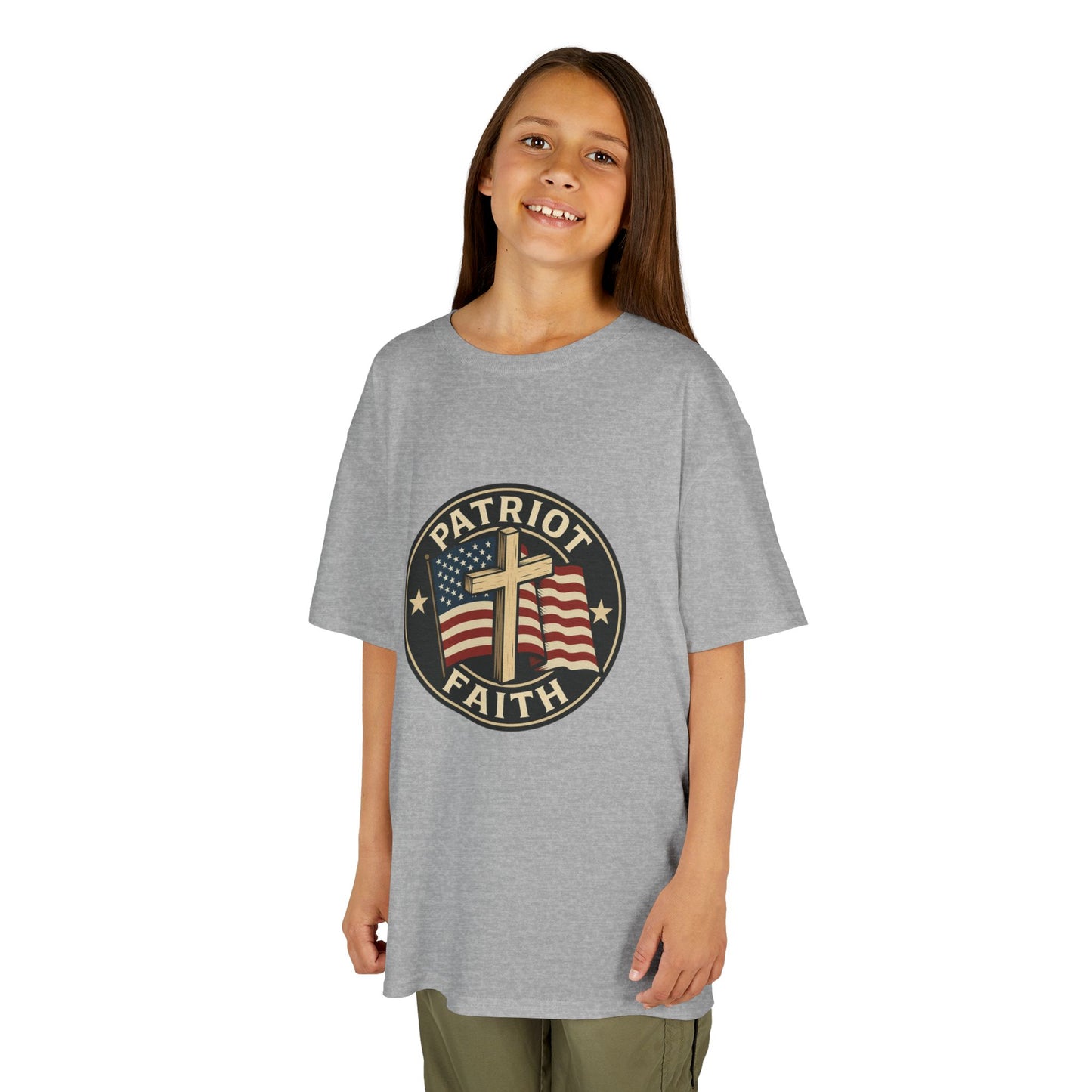 Patriotic Kids Tee - Faith & Freedom Everyday Wear