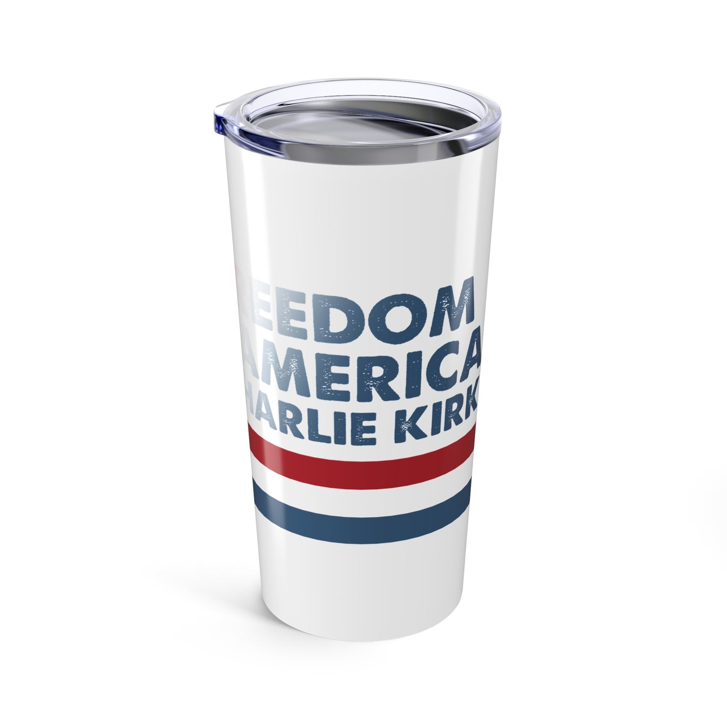 Patriotic Charlie Kirk Inspired Tumbler, American Pride 20oz Drinkware