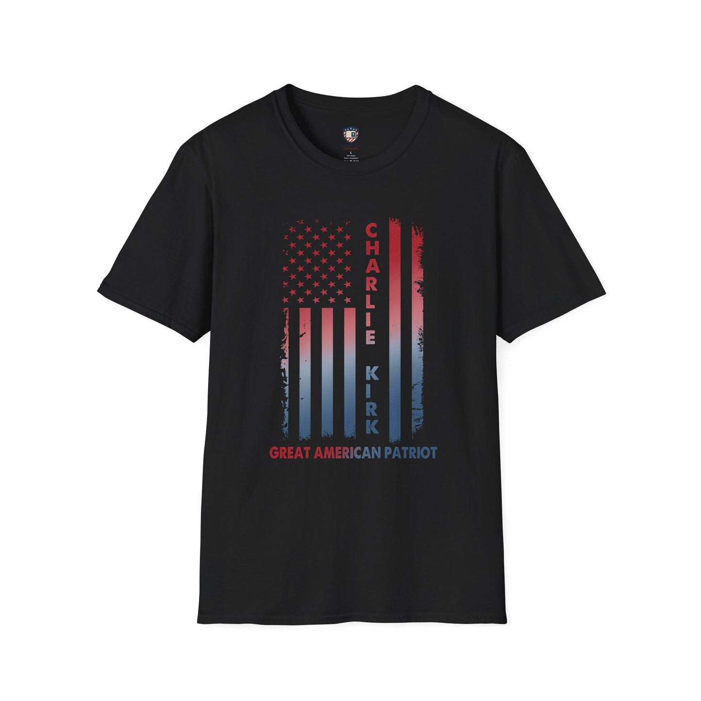 Charlie Kirk Patriot T-Shirt, Unisex Graphic Tee