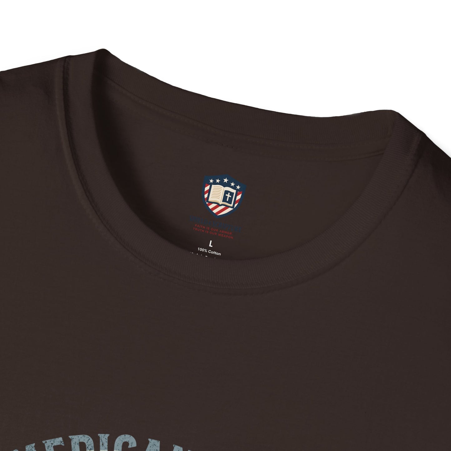 American Pride Eagle -Courage never Retreats Unisex T-Shirt