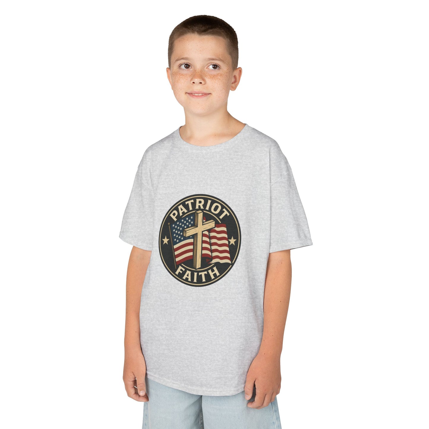 Patriotic Kids Tee - Faith & Freedom Everyday Wear
