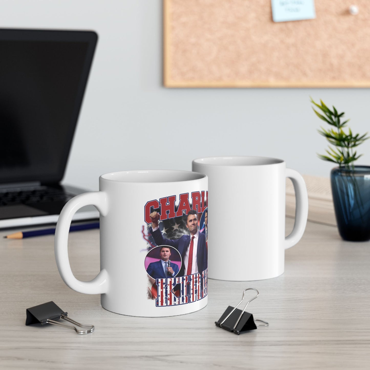 Vintage-Inspired Ceramic Mug - Charlie Kirk Believers